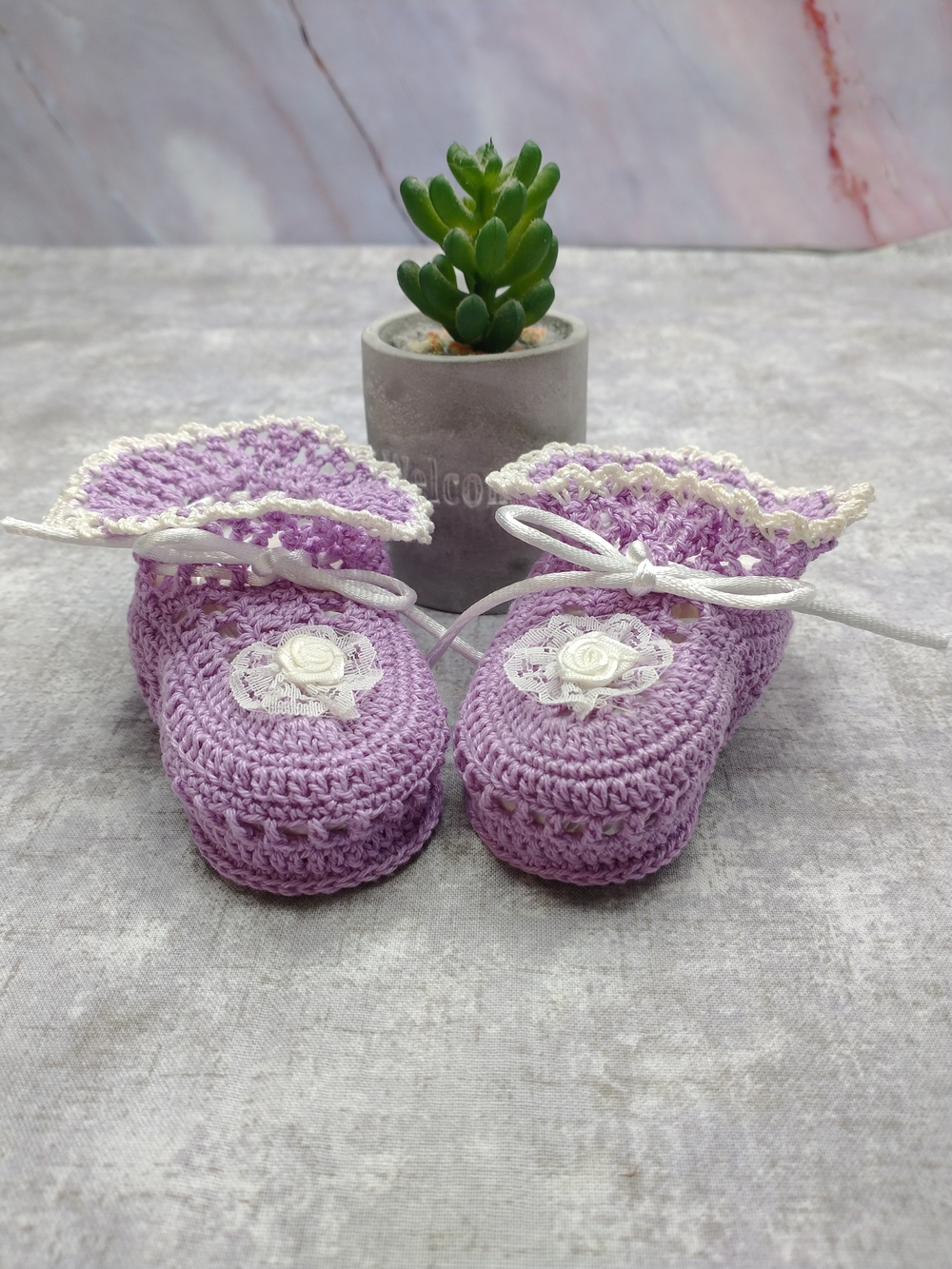 New Handmade Baby Girl Booties